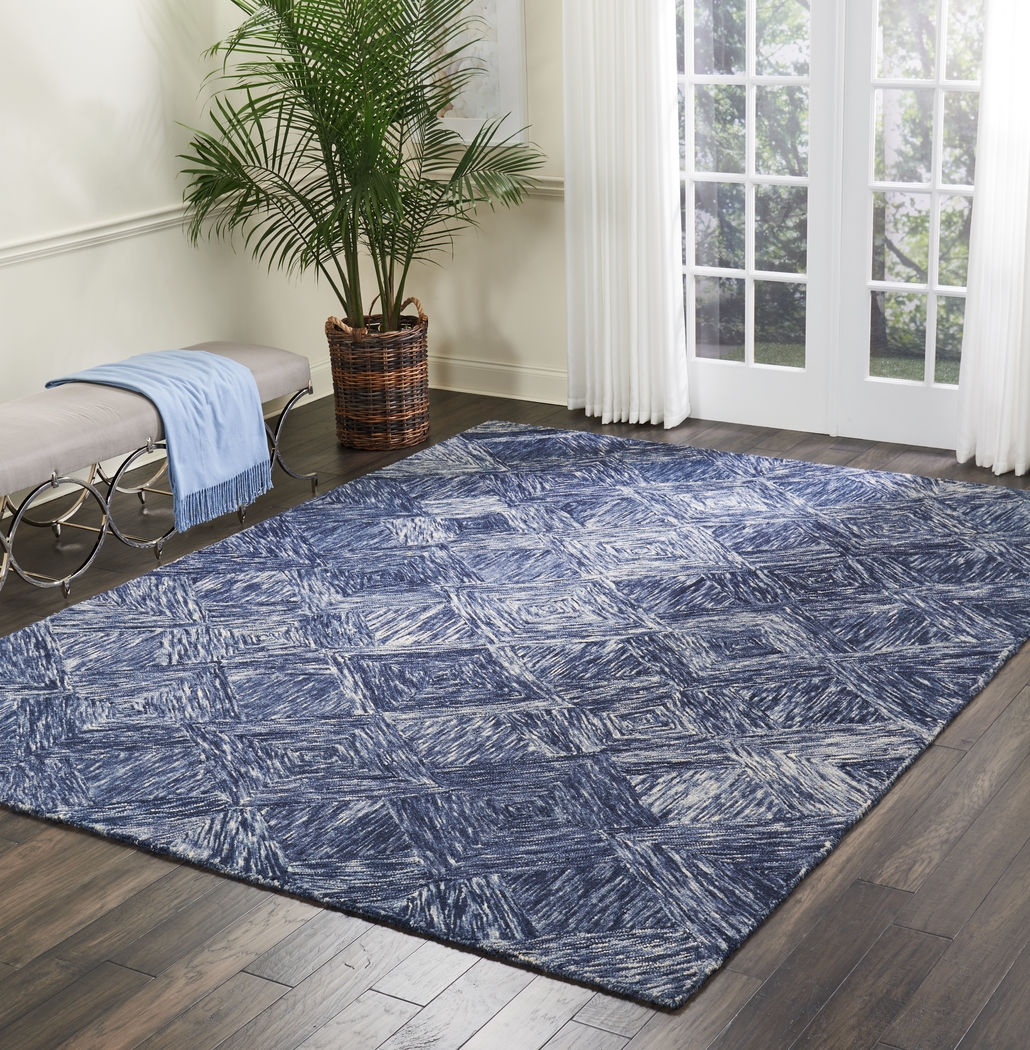 Litzendorf Blue 3'9 x 5'9 Rug - Thumbnail - Image 2