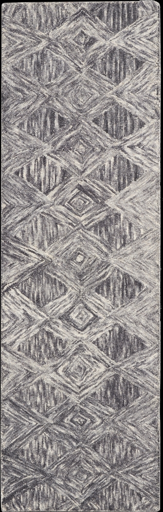 Litzendorf Silver 2'3 x 7'6 Rug - Thumbnail - Image 1