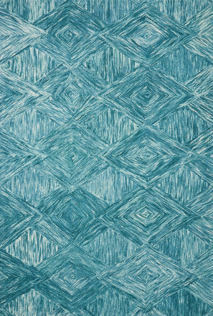 Litzendorf Teal 3'9 x 5'9 Rug - Thumbnail - Image 1