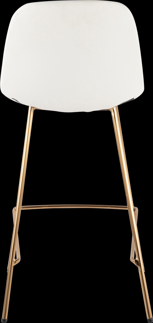 Livania I White Counter Height Stool, Set of 2 - Thumbnail - Image 6