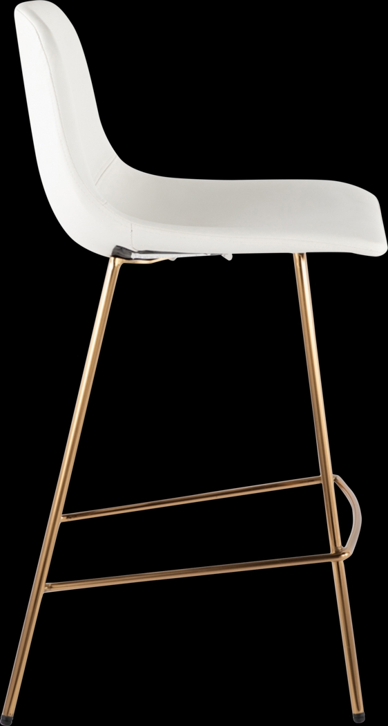 Livania I White Counter Height Stool, Set of 2 - Thumbnail - Image 8