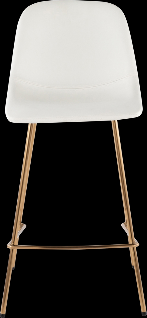 Livania I White Counter Height Stool, Set of 2 - Thumbnail - Image 9