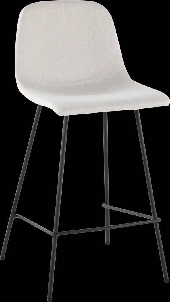 Livania II Beige Counter Height Stool, Set of 2 - Thumbnail - Image 4