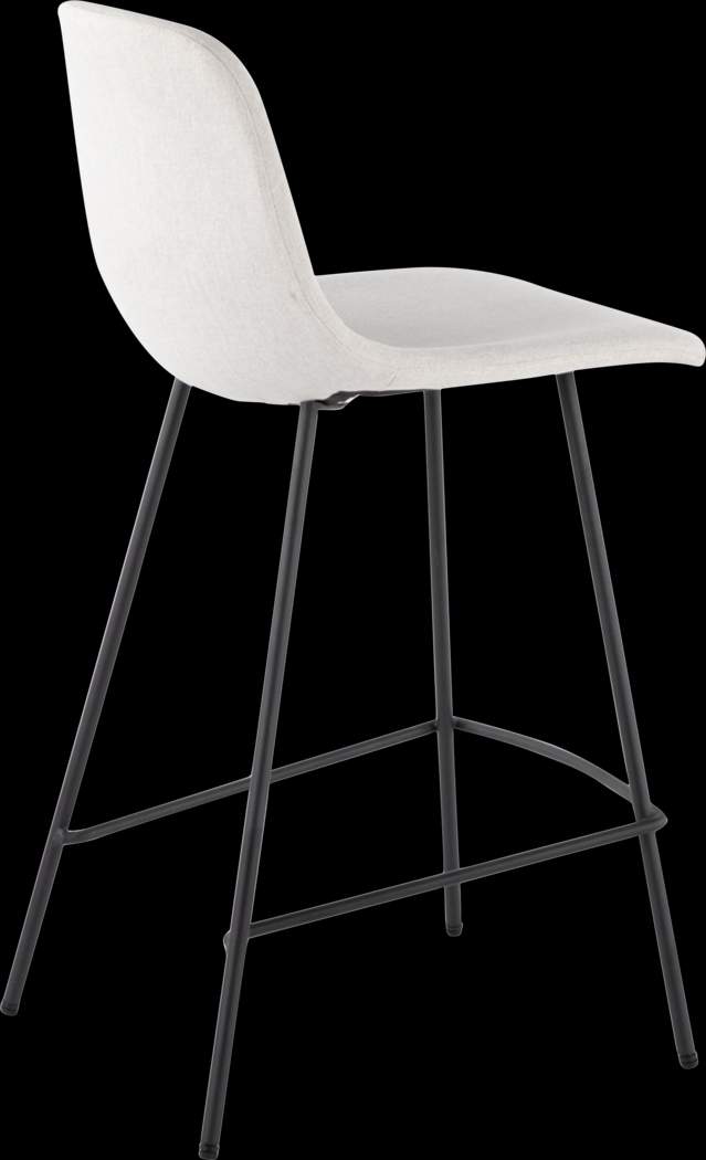 Livania II Beige Counter Height Stool, Set of 2 - Thumbnail - Image 6