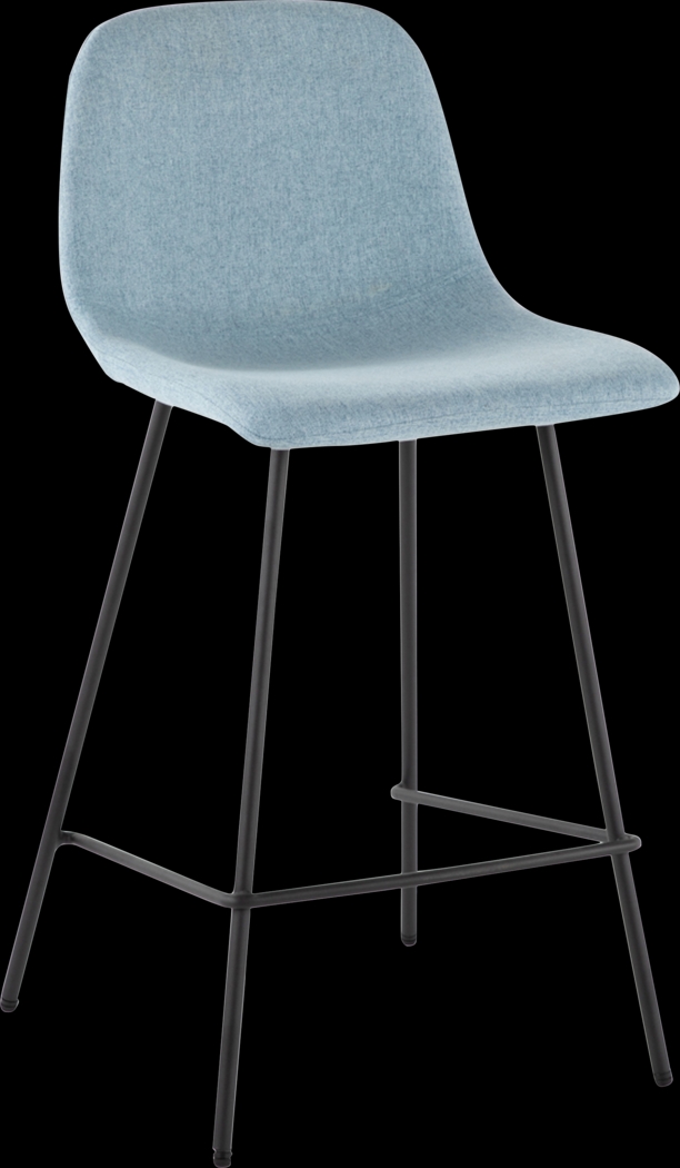 Livania II Blue Counter Height Stool, Set of 2 - Thumbnail - Image 4