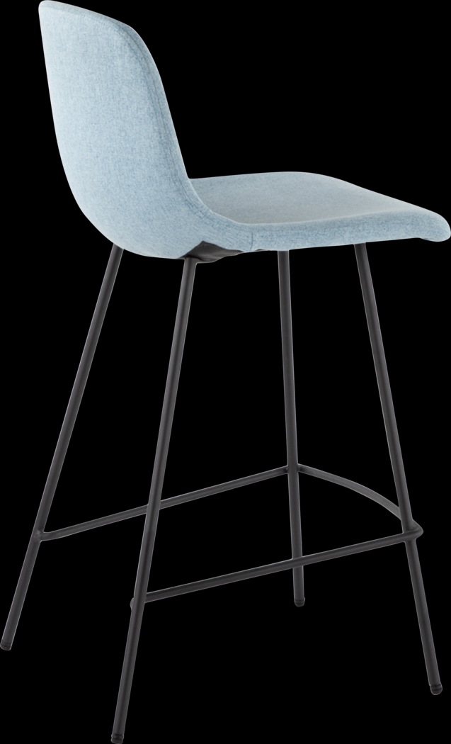 Livania II Blue Counter Height Stool, Set of 2 - Thumbnail - Image 6