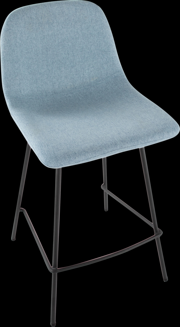 Livania II Blue Counter Height Stool, Set of 2 - Thumbnail - Image 8