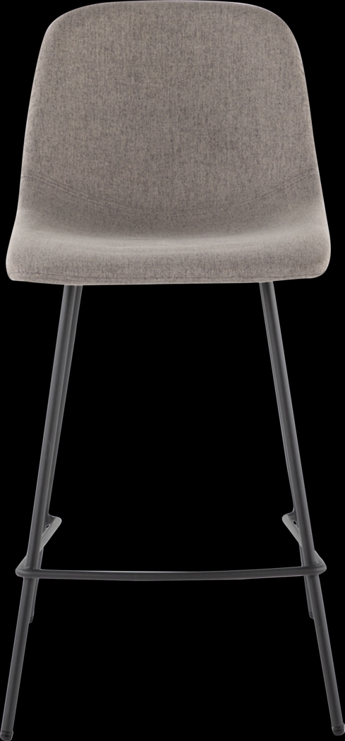 Livania II Gray Counter Height Stool, Set of 2 - Thumbnail - Image 5