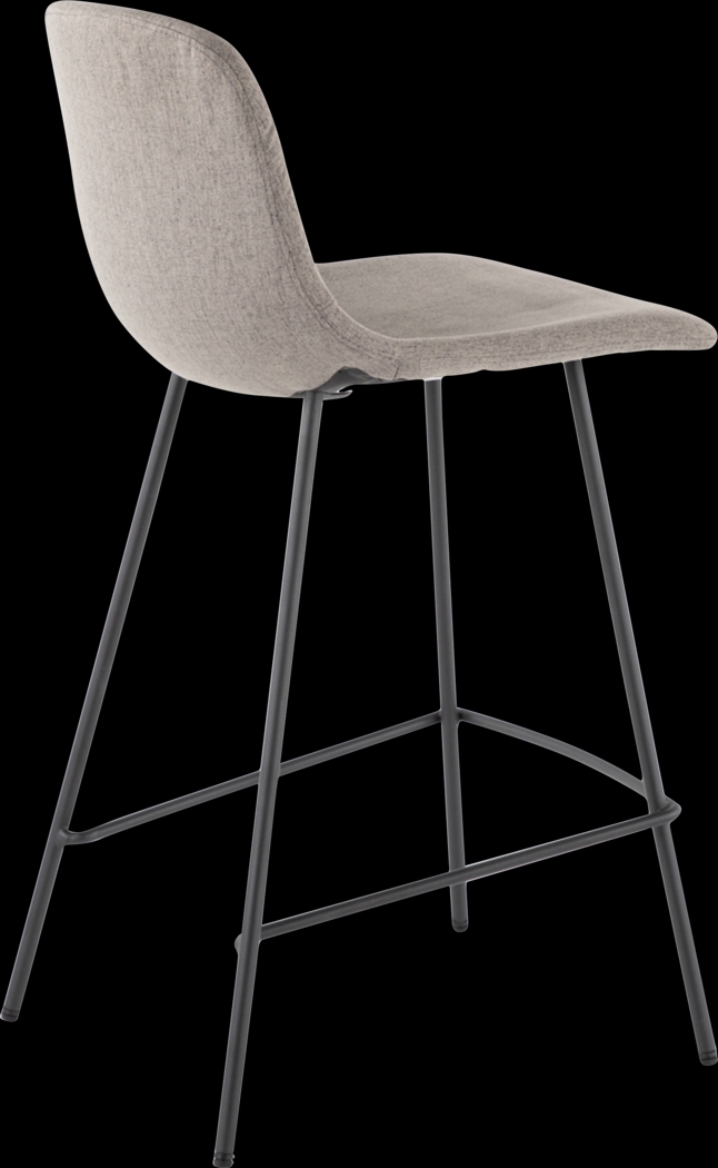 Livania II Gray Counter Height Stool, Set of 2 - Thumbnail - Image 8