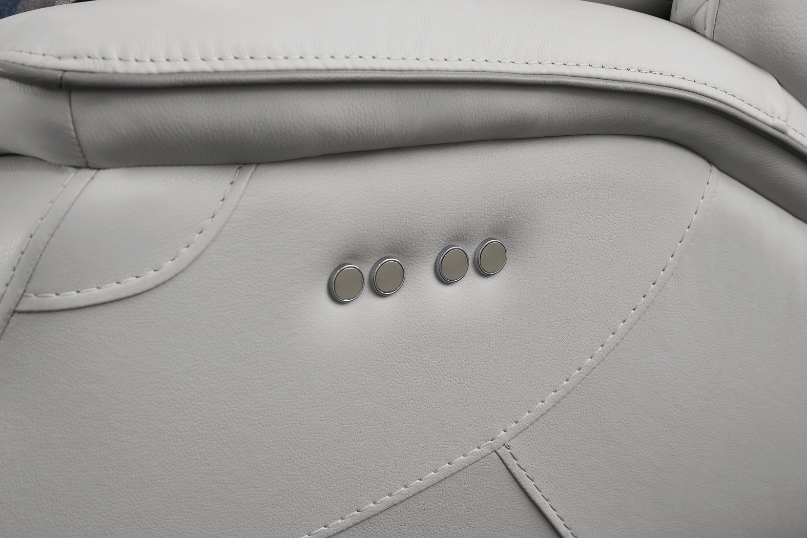 Livata Gray Leather 8 Pc Dual Power Reclining Sectional Living Room - Thumbnail - Image 7