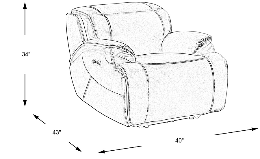 Dimension Image. Please refer to the Dimension Tab on this page for dimension details.