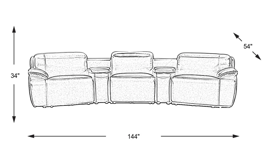 Dimension Image. Please refer to the Dimension Tab on this page for dimension details.