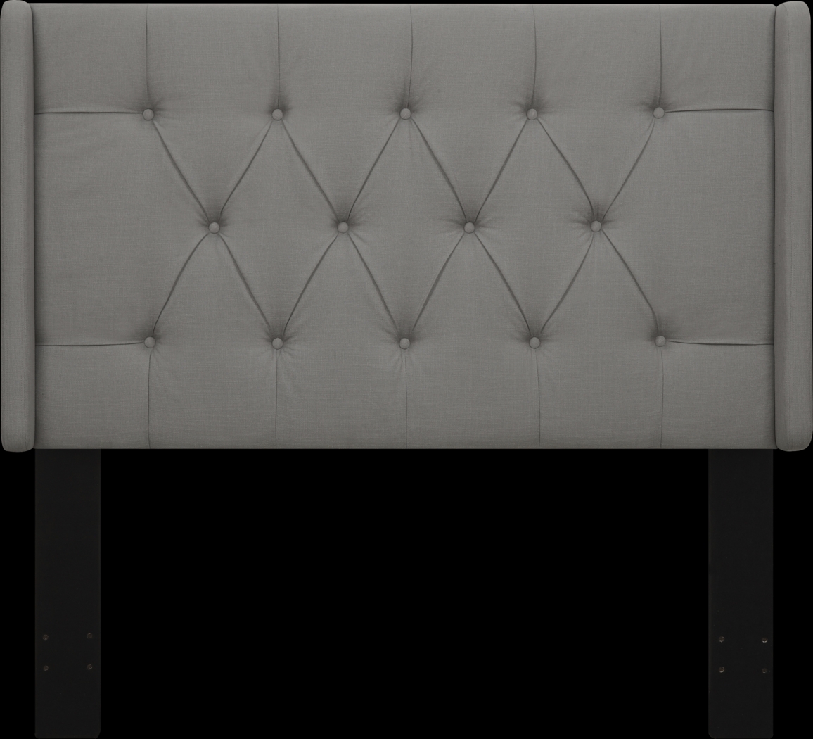 Livia Dove Gray Full/Queen Upholstered Headboard - Thumbnail - Image 2