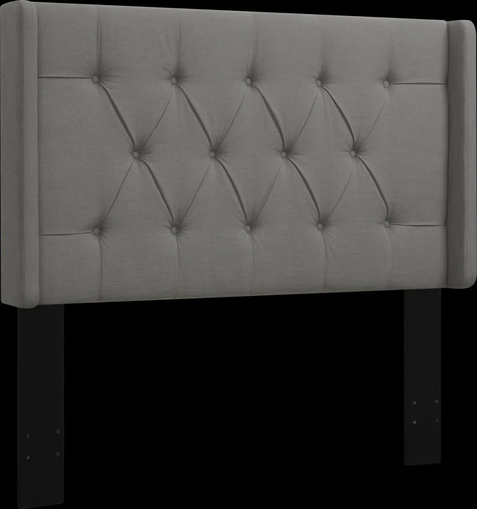 Livia Dove Gray Full/Queen Upholstered Headboard - Thumbnail - Image 3