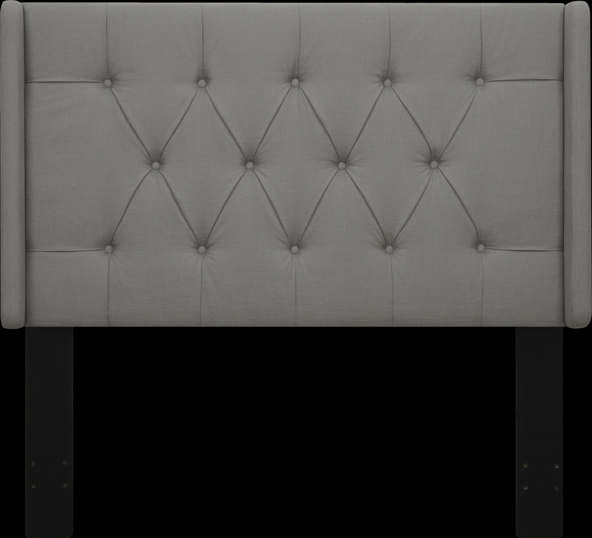 Livia Dove Gray King/California King Upholstered Headboard - Thumbnail - Image 2