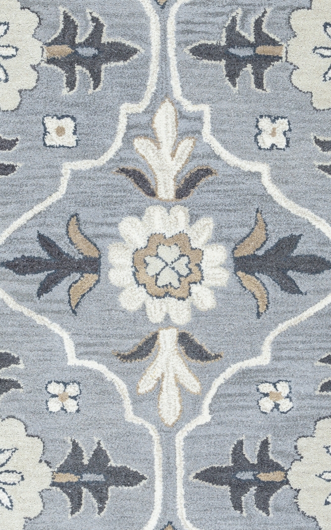 Livith Blue 5' x 8' Rug - Thumbnail - Image 4