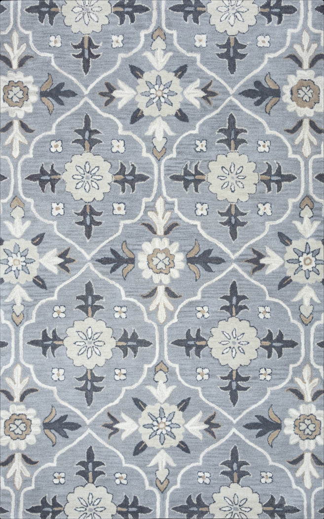 Livith Blue 5' x 8' Rug - Thumbnail - Image 1
