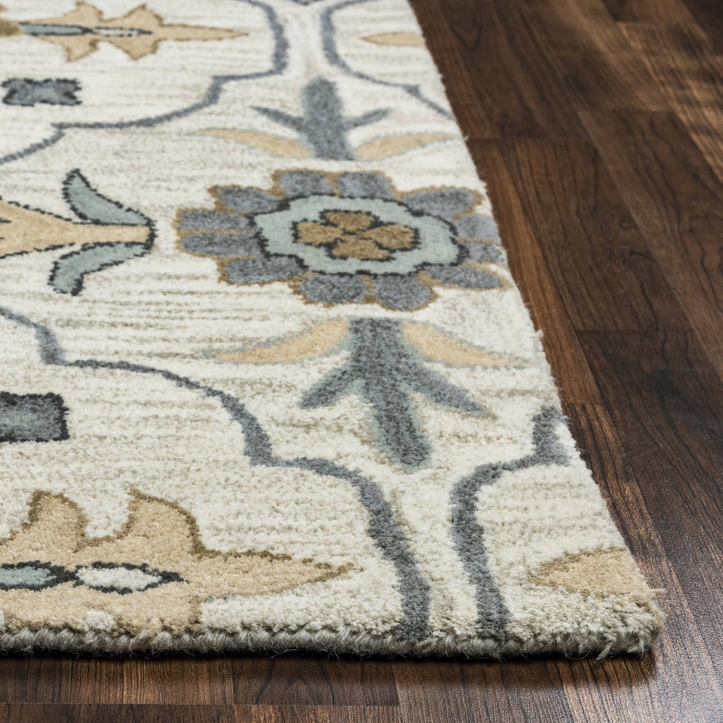 Livith Taupe 5' x 8' Rug - Thumbnail - Image 2