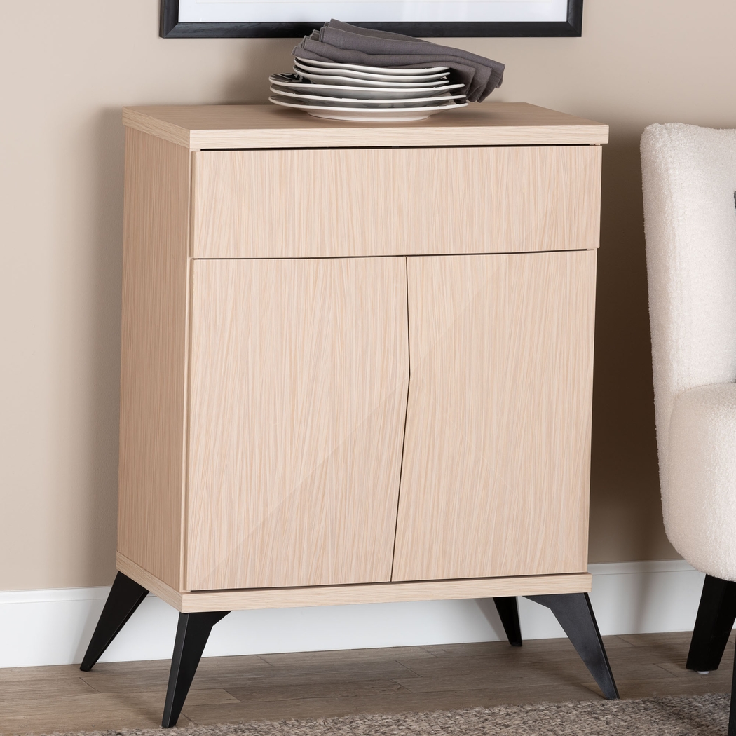 Livius Light Brown 2-Door Sideboard - Thumbnail - Image 2