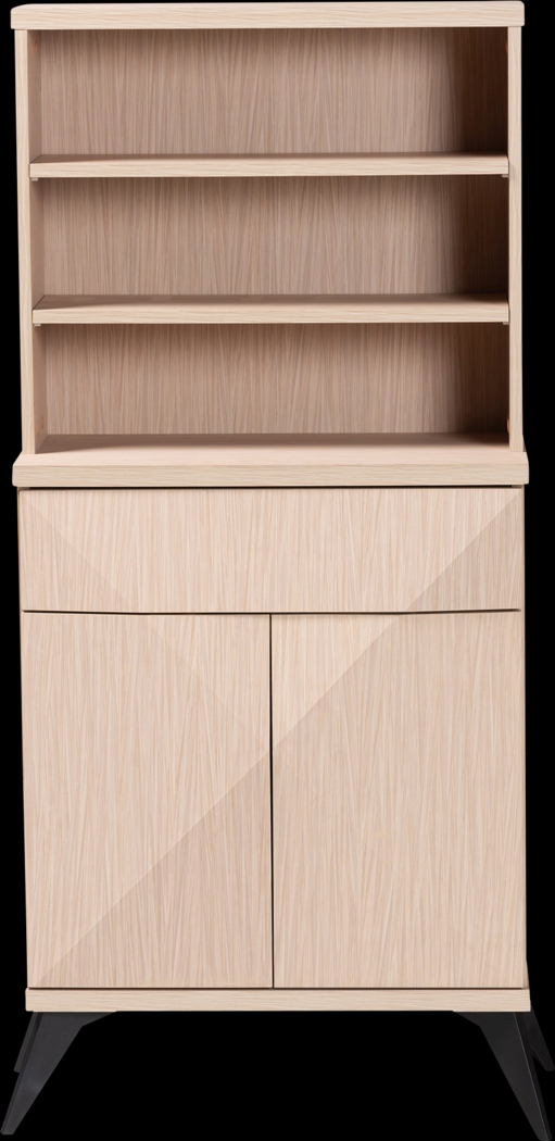 Livius Light Brown China Cabinet - Thumbnail - Image 4