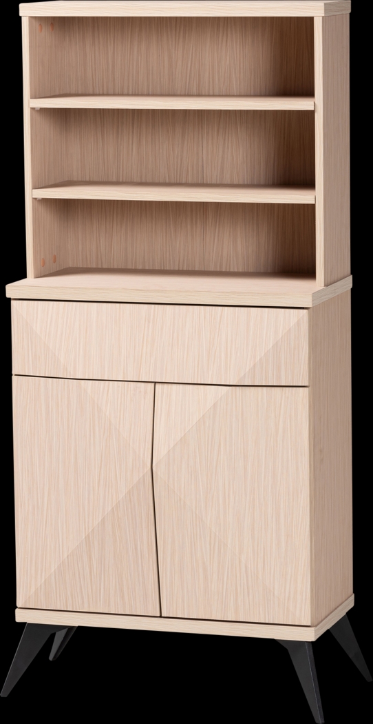 Livius Light Brown China Cabinet - Thumbnail - Image 1