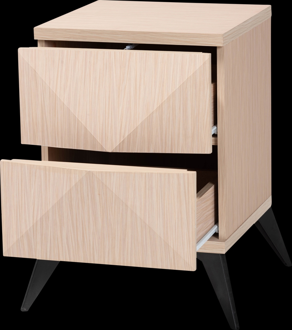 Livius Light Brown Nightstand - Thumbnail - Image 3