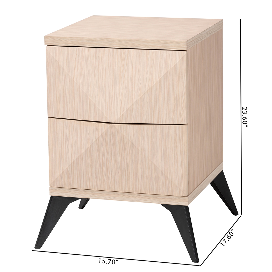 Livius Light Brown Nightstand - Thumbnail - Image 9