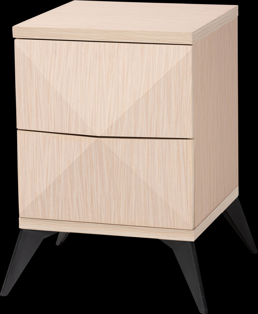 Livius Light Brown Nightstand - Thumbnail - Image 1