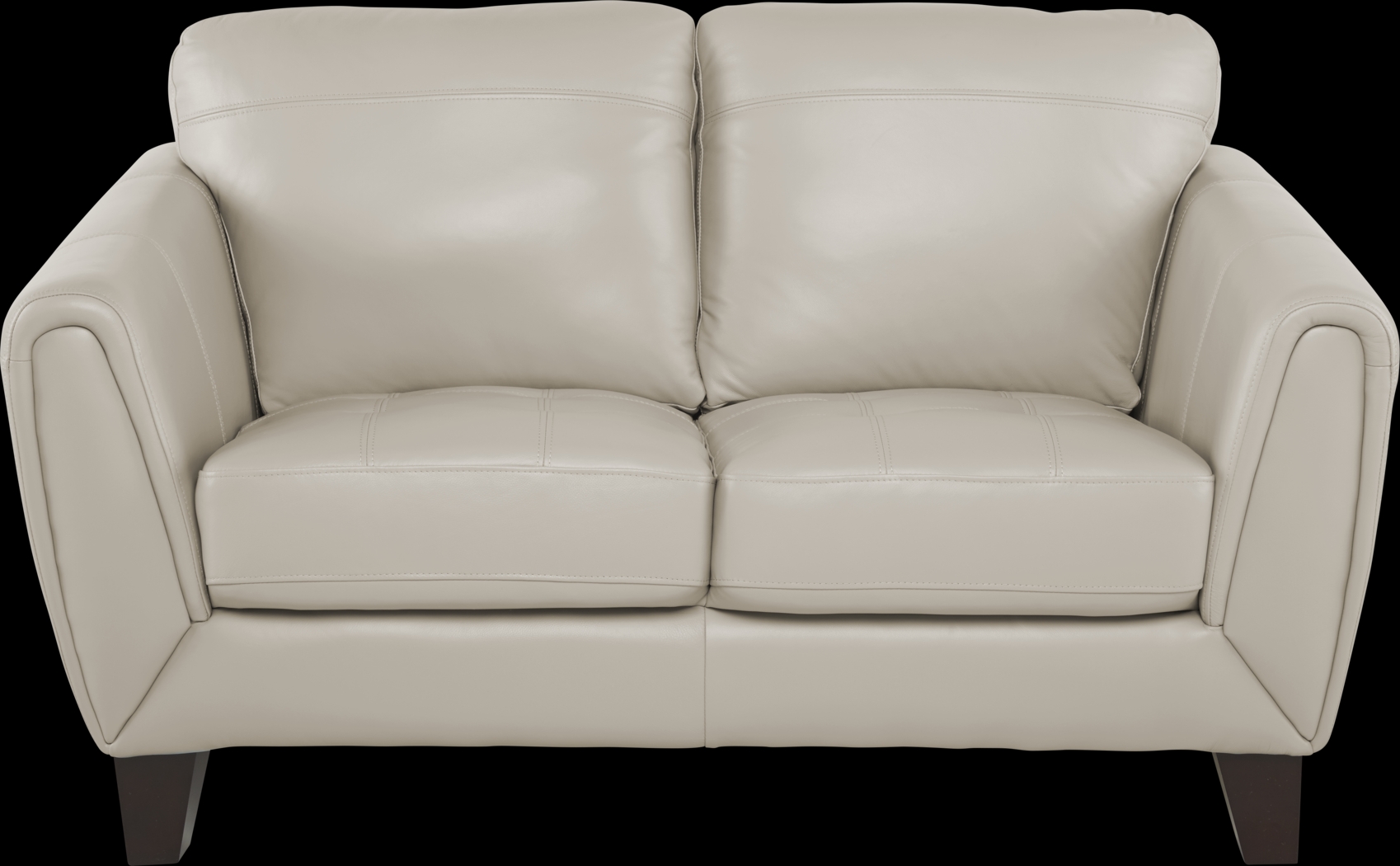 Livorno Beige Leather 3 Pc Living Room - Thumbnail - Image 3
