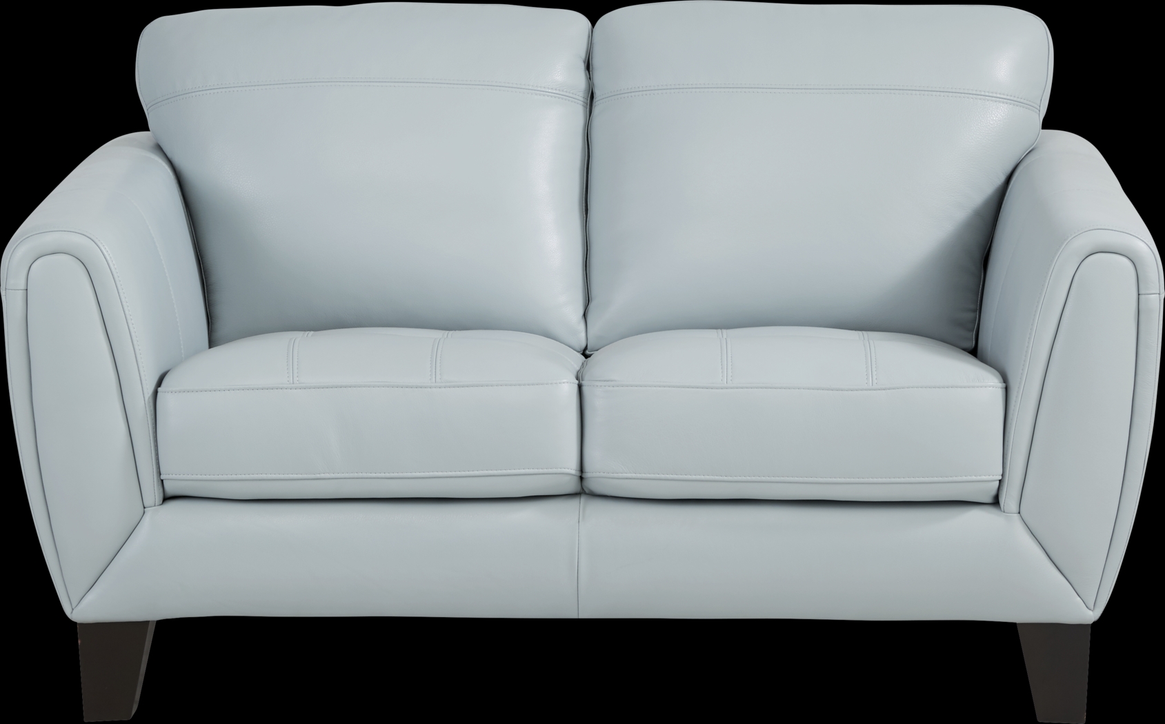 Livorno Lane Aqua Leather 5 Pc Living Room - Thumbnail - Image 3