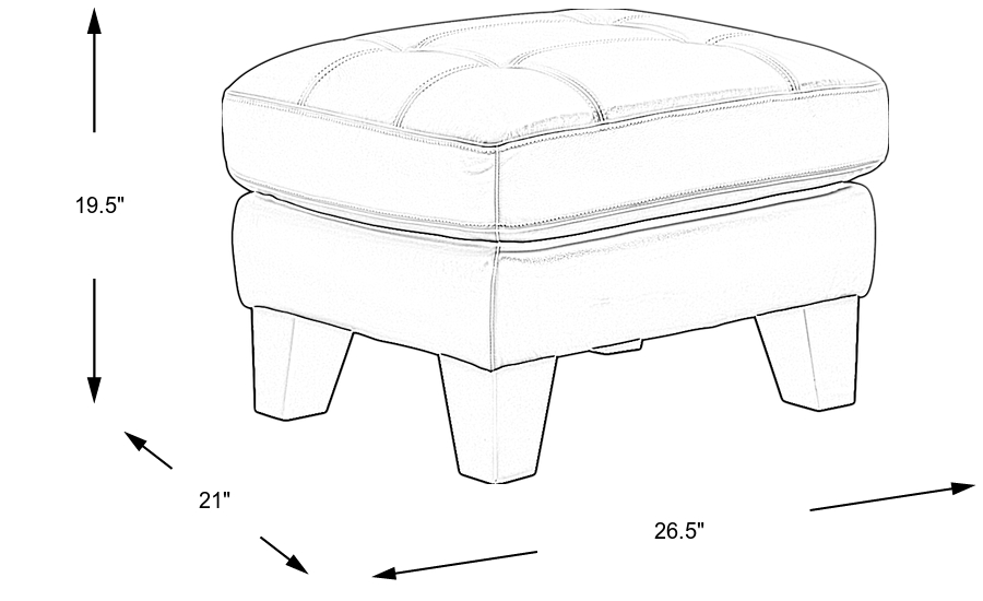Dimension Image. Please refer to the Dimension Tab on this page for dimension details.