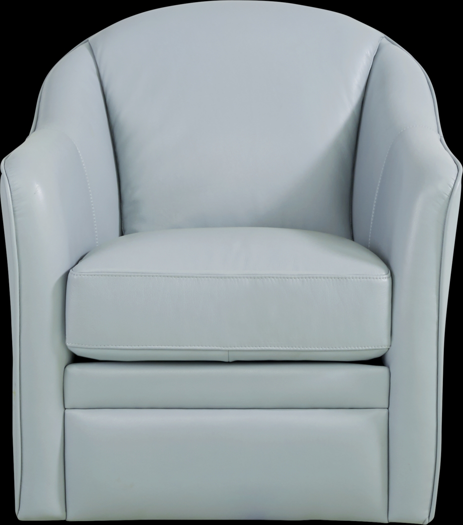 Livorno Lane Aqua Leather 6 Pc Living Room - Thumbnail - Image 5