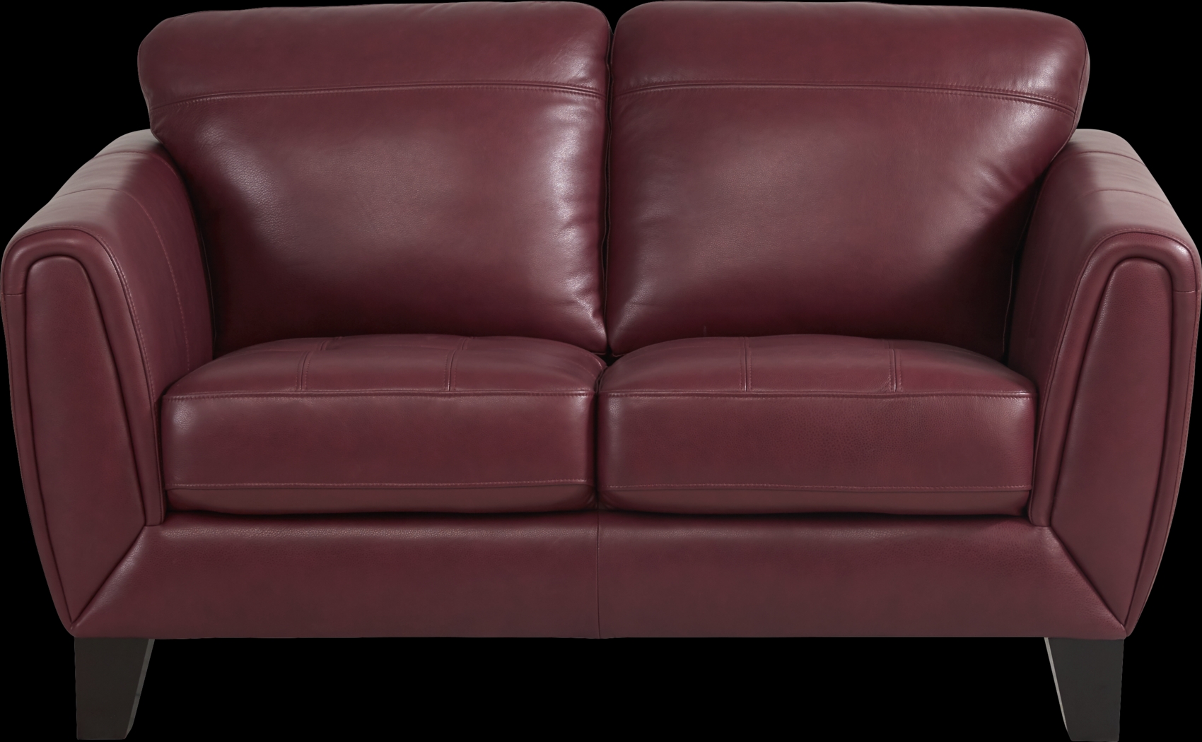 Livorno Lane Red Leather 5 Pc Living Room - Thumbnail - Image 3