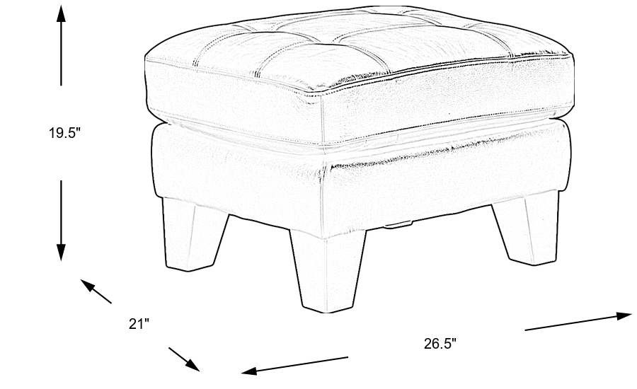 Dimension Image. Please refer to the Dimension Tab on this page for dimension details.