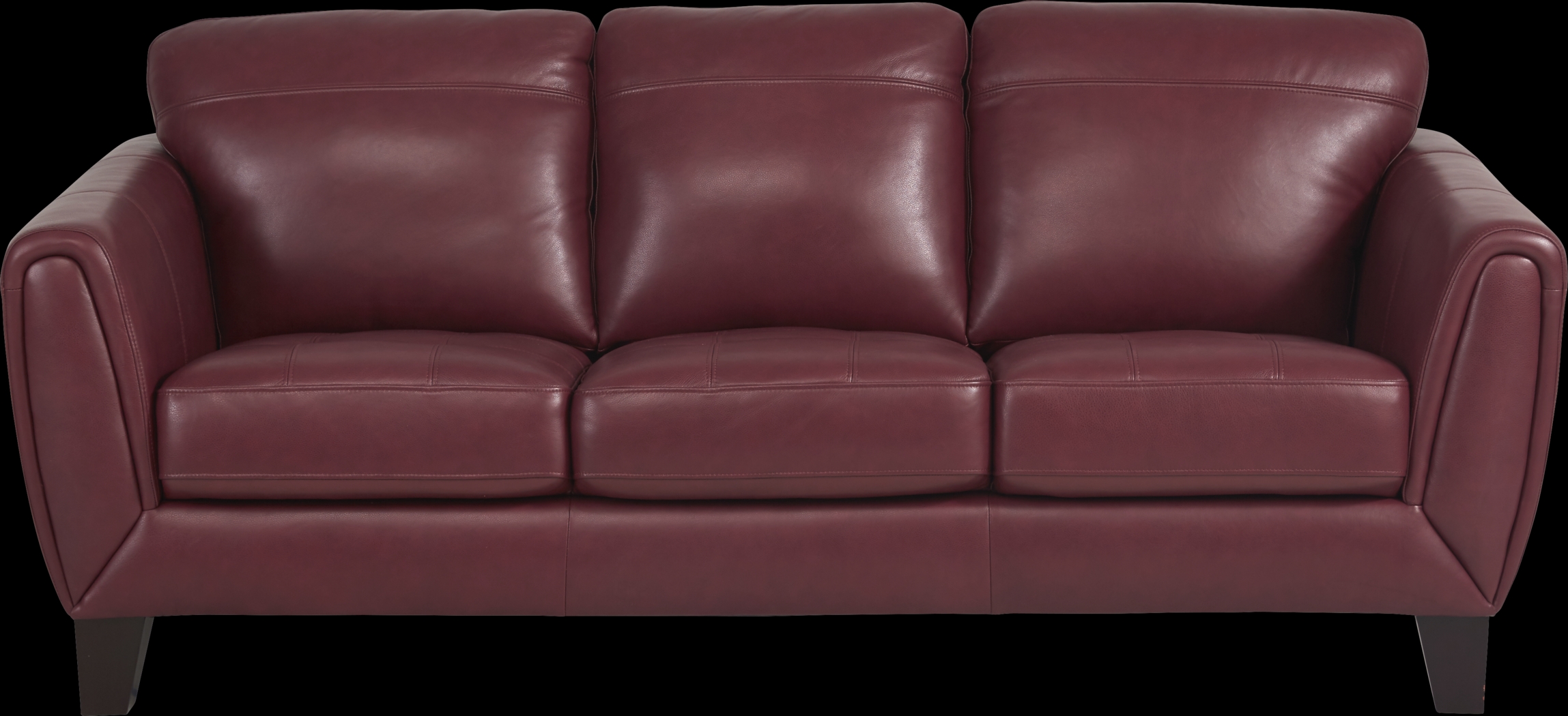 Livorno Lane Red Leather 5 Pc Living Room - Thumbnail - Image 2