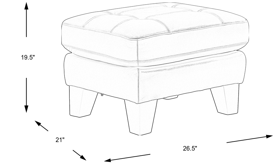 Dimension Image. Please refer to the Dimension Tab on this page for dimension details.
