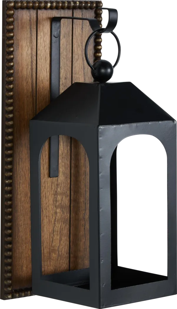 Liyam Black Sconce - Image 5