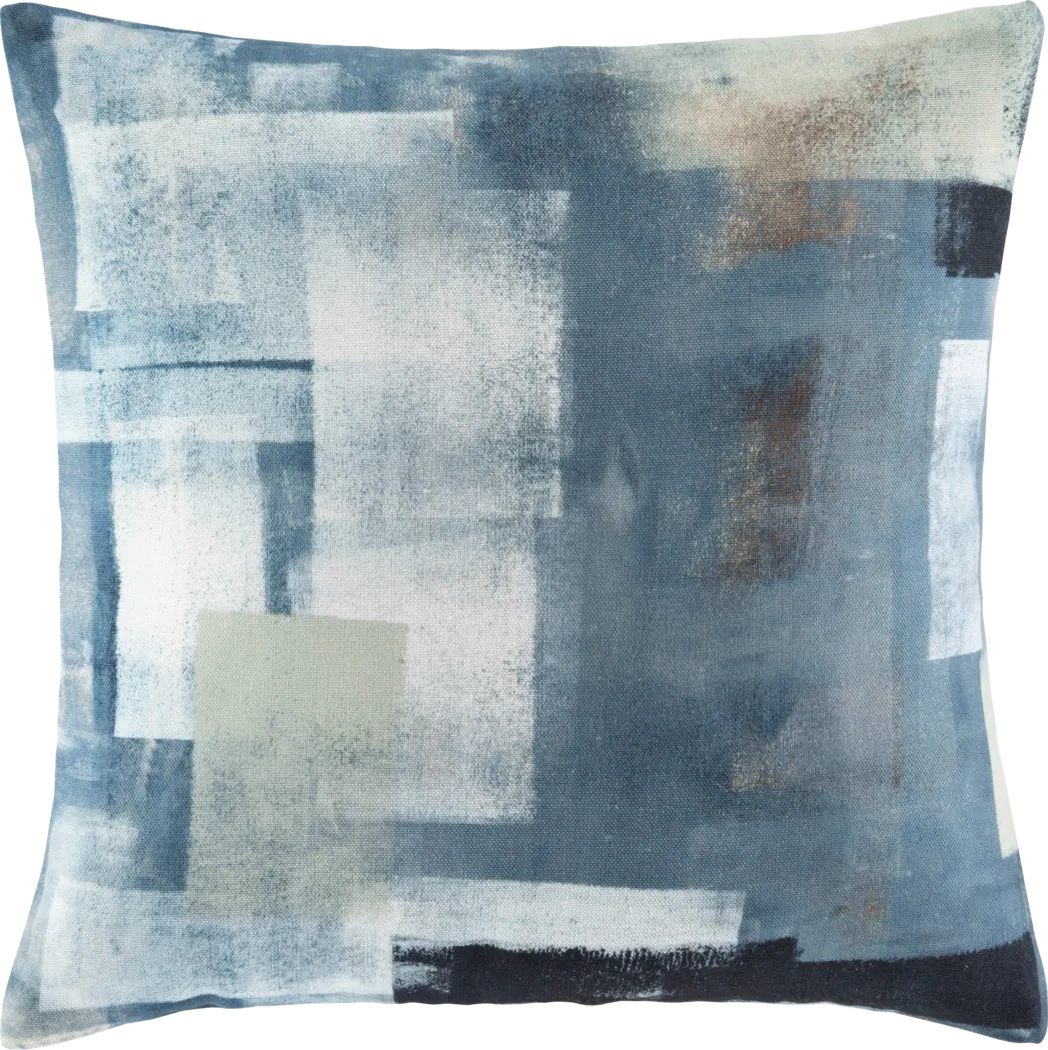 Lizett Aqua Accent Pillow - Thumbnail - Image 1