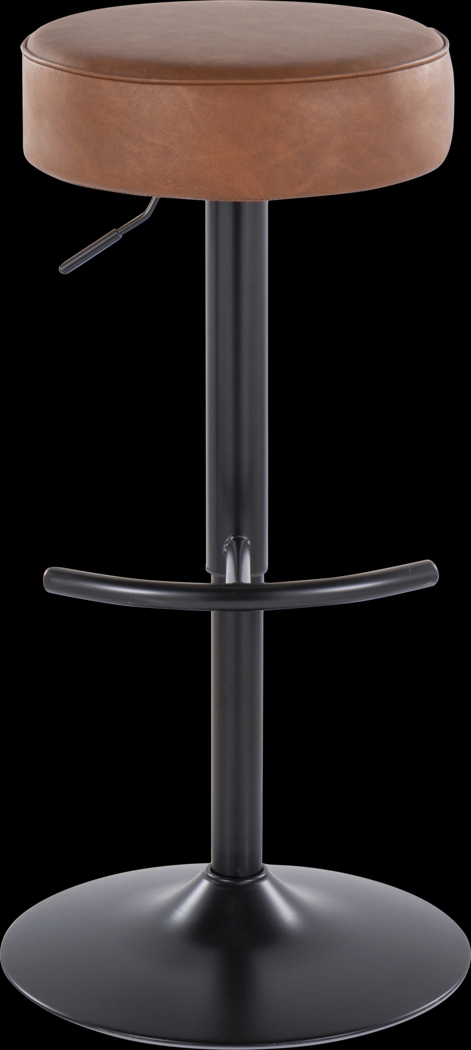 Lizlynn I Camel Adjustable Barstool, Set of 2 - Thumbnail - Image 6