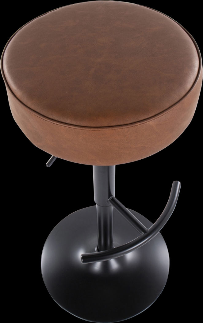 Lizlynn I Camel Adjustable Barstool, Set of 2 - Thumbnail - Image 7