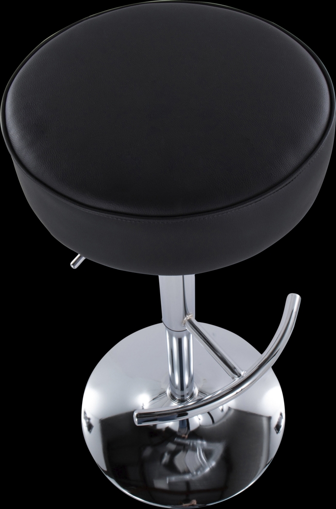 Lizlynn II Black Adjustable Barstool, Set of 2 - Thumbnail - Image 9