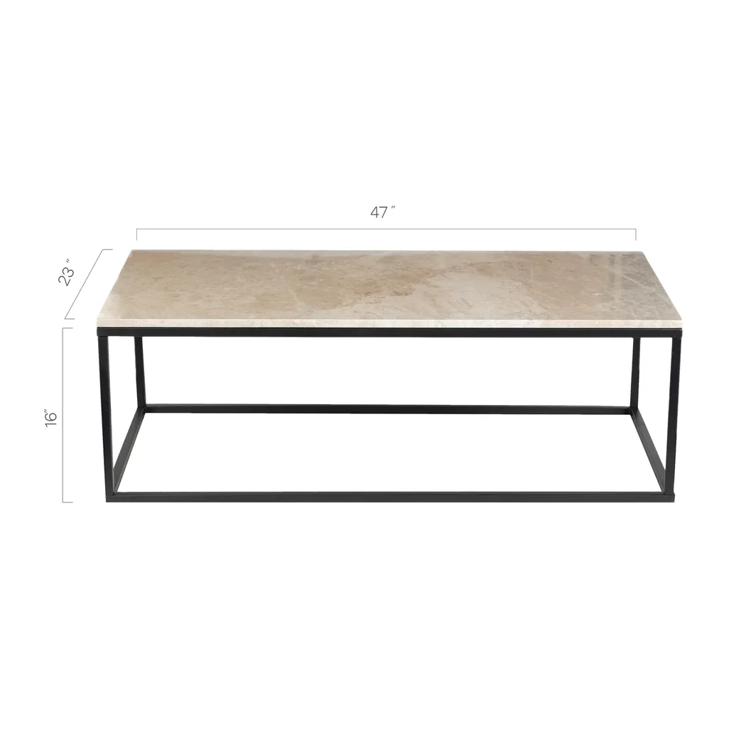 Lizusa Beige Cocktail Table - Image 3