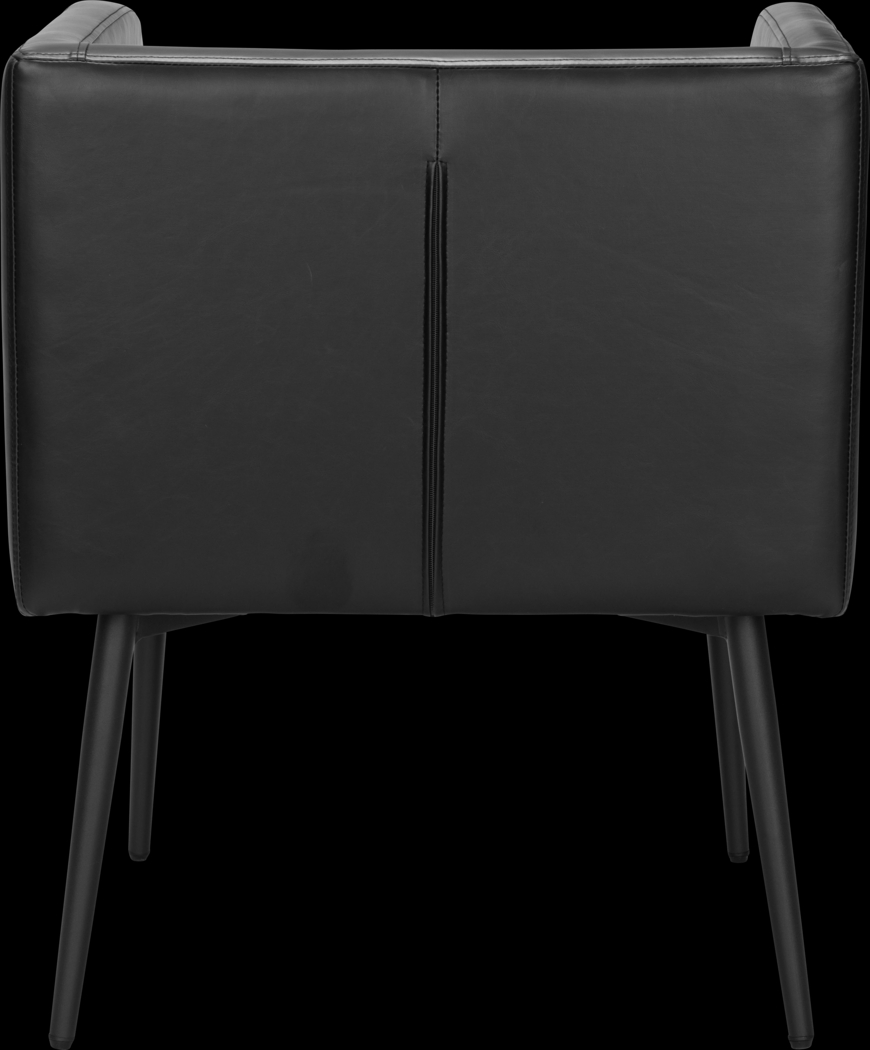 Llano Black Side Chair - Thumbnail - Image 4