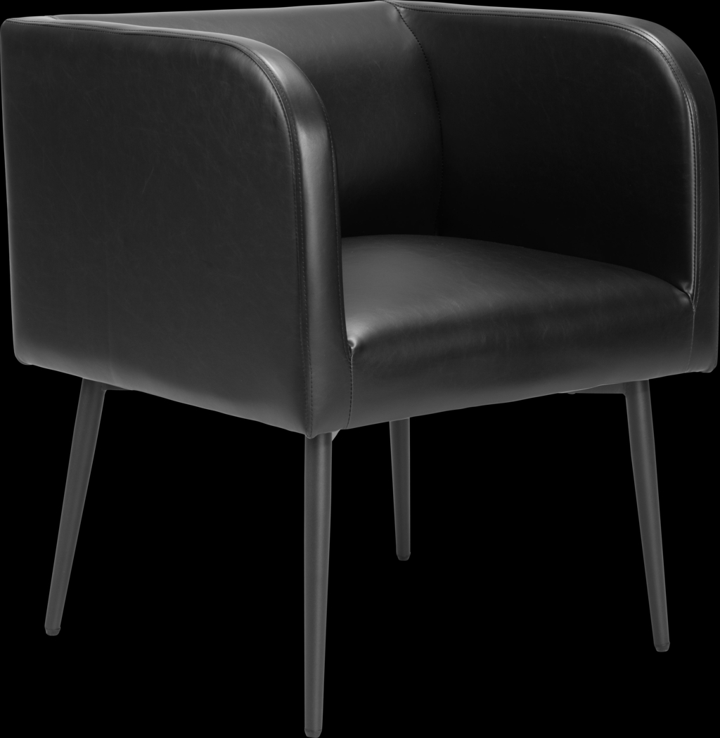Llano Black Side Chair - Thumbnail - Image 1