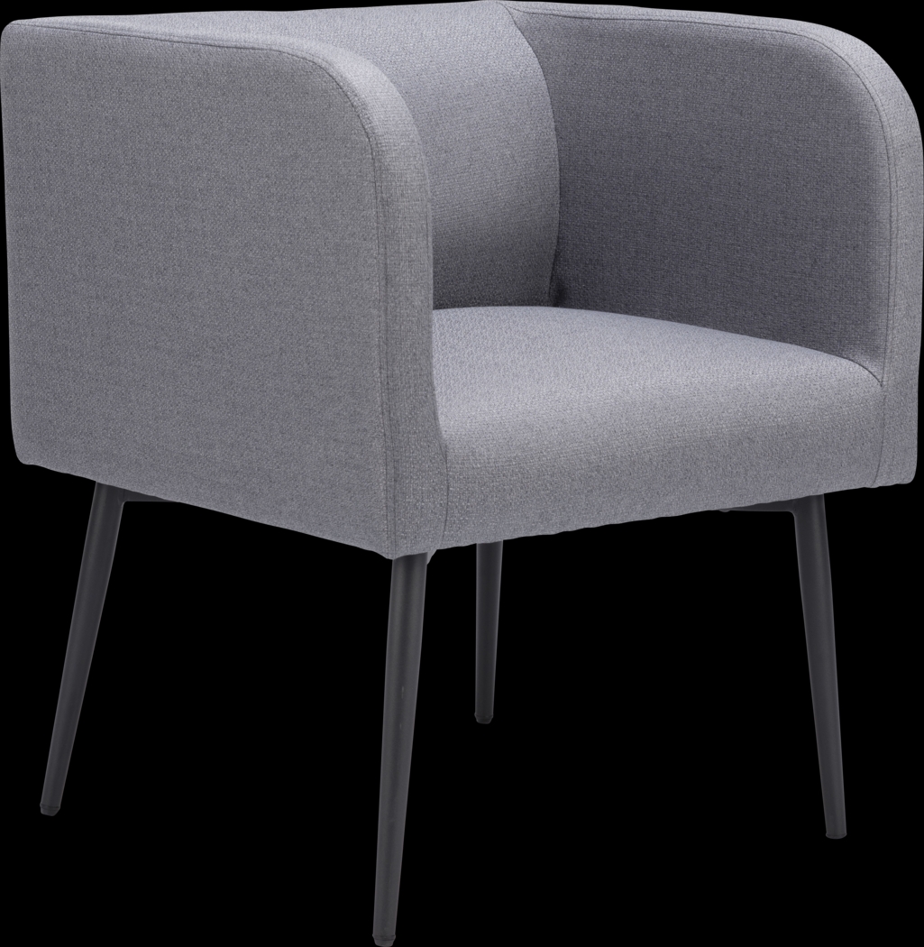 Llano Gray Side Chair - Thumbnail - Image 2