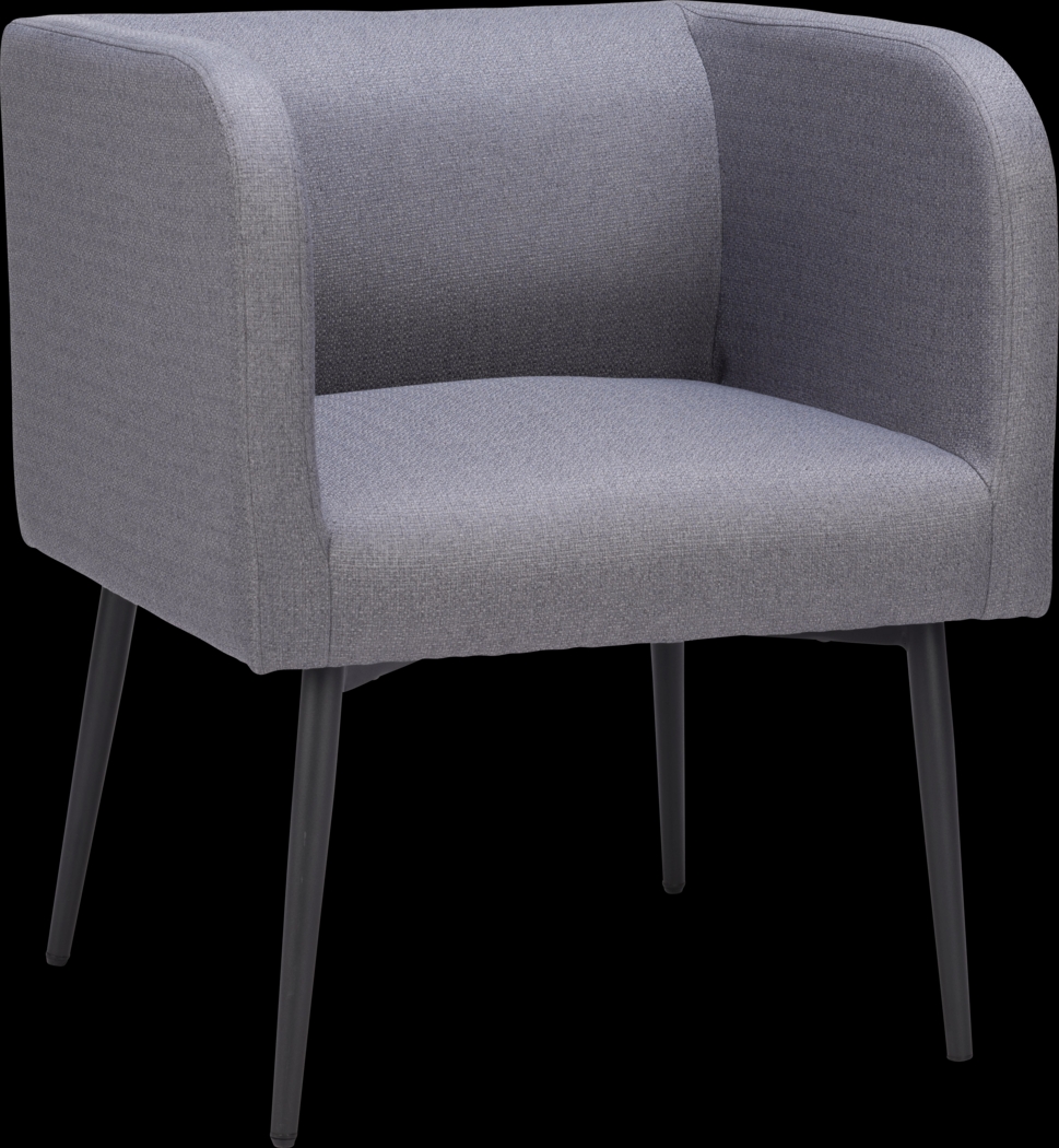 Llano Gray Side Chair - Thumbnail - Image 1