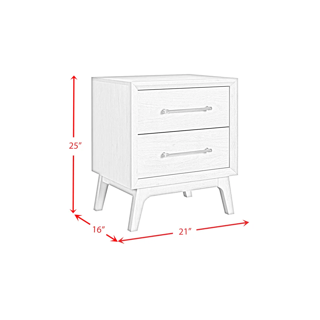 Llorenc Beige Nightstand - Thumbnail - Image 3