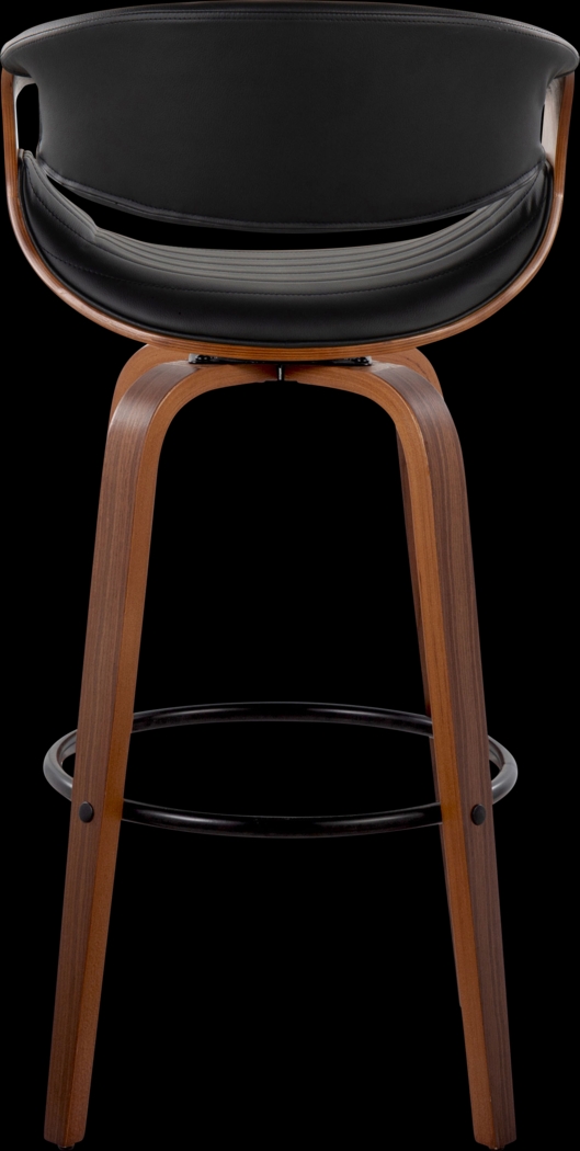 Loblolly II Black Swivel Barstool, Set of 2 - Thumbnail - Image 6