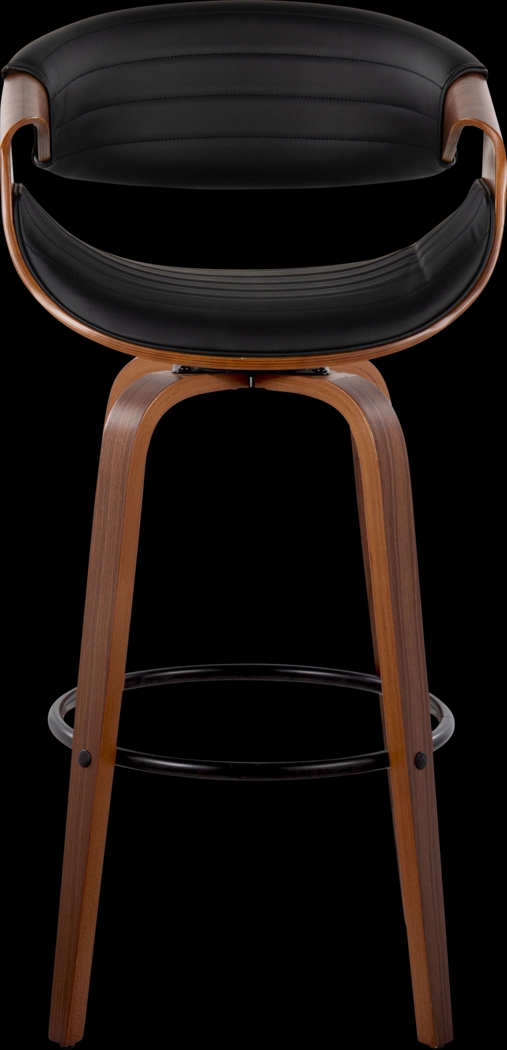 Loblolly II Black Swivel Barstool, Set of 2 - Thumbnail - Image 7