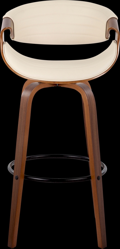 Loblolly II Cream Swivel Barstool, Set of 2 - Thumbnail - Image 7